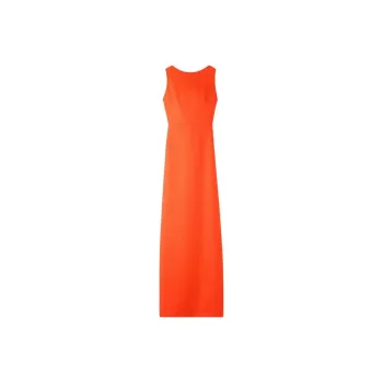 St. John Column Wool Gown