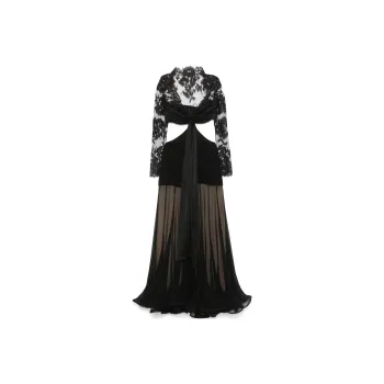 Zimmermann Illustration Flounce Gown