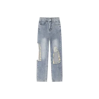 MINCOCROSEPEPPAR Jeans Women's Blue Ripped