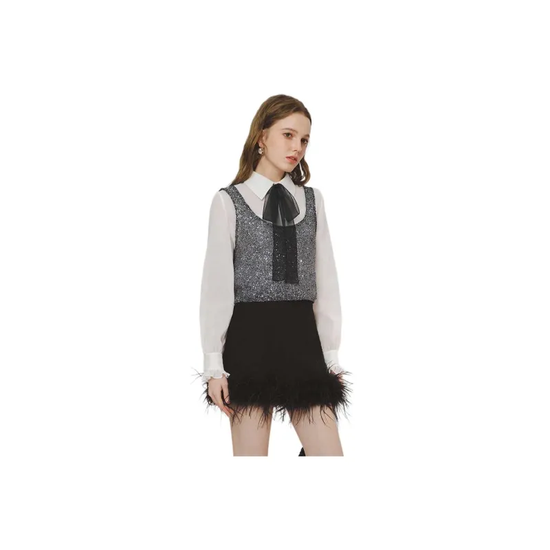 AIVEI Shirt Matching Set Women's White-0