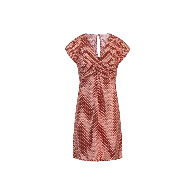 Rouje CHRISTELLE DRESS Short Sleeved Dresses Women's Yoshi Natural-0