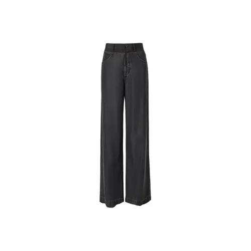 VVNK JANE PLUS 블랙 여성 청바지