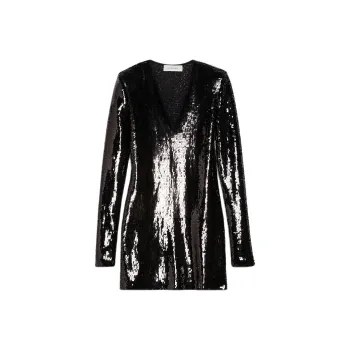 SportMa Long Sleeved Dress Women's Black