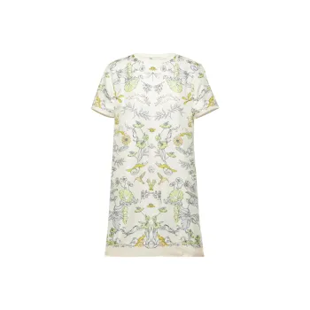 TORY BURCH Short-Sleeved Dresses Women's Light Green