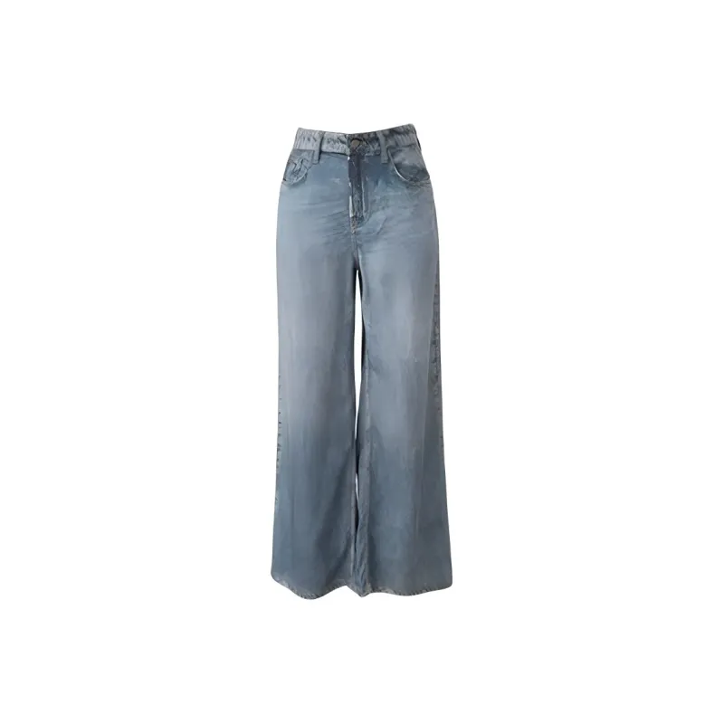 YALIDA Jeans Women's Vintage Blue-0