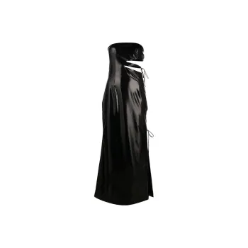Rotate Strapless Cut-out Maxi-dress