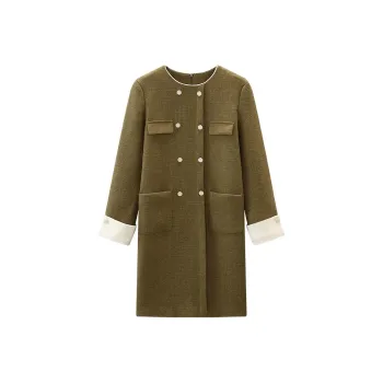 KUHNMARVIN Long Sleeved Dresses Women's Pickle Green