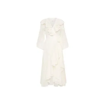 Aje Long Sleeved Dress Women's White