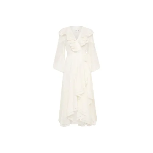 Aje Long Sleeved Dress Women's White
