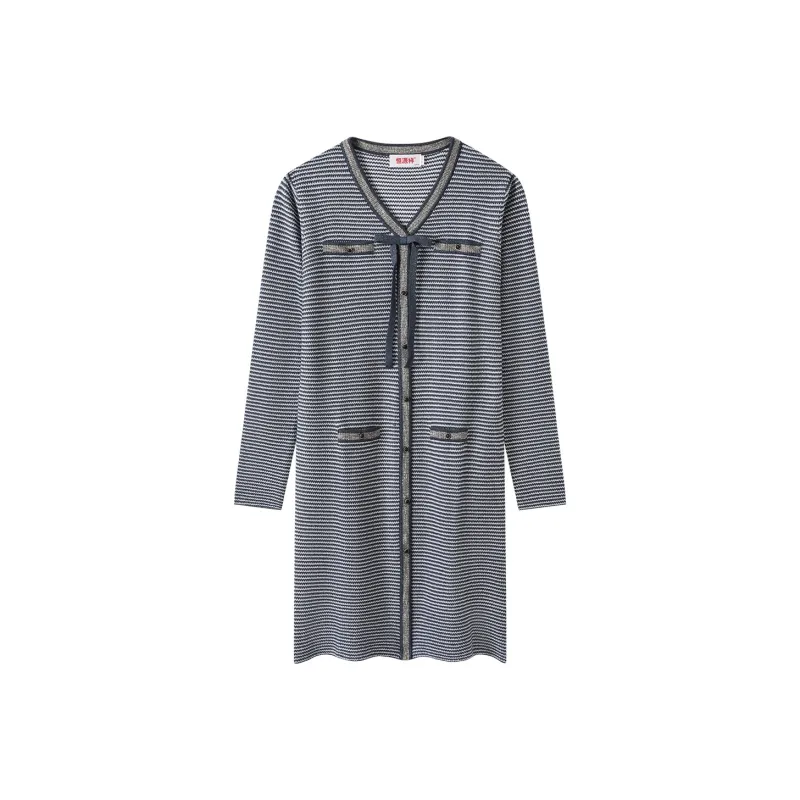 H YXIANG Long Sleeved Dresses Women's-0