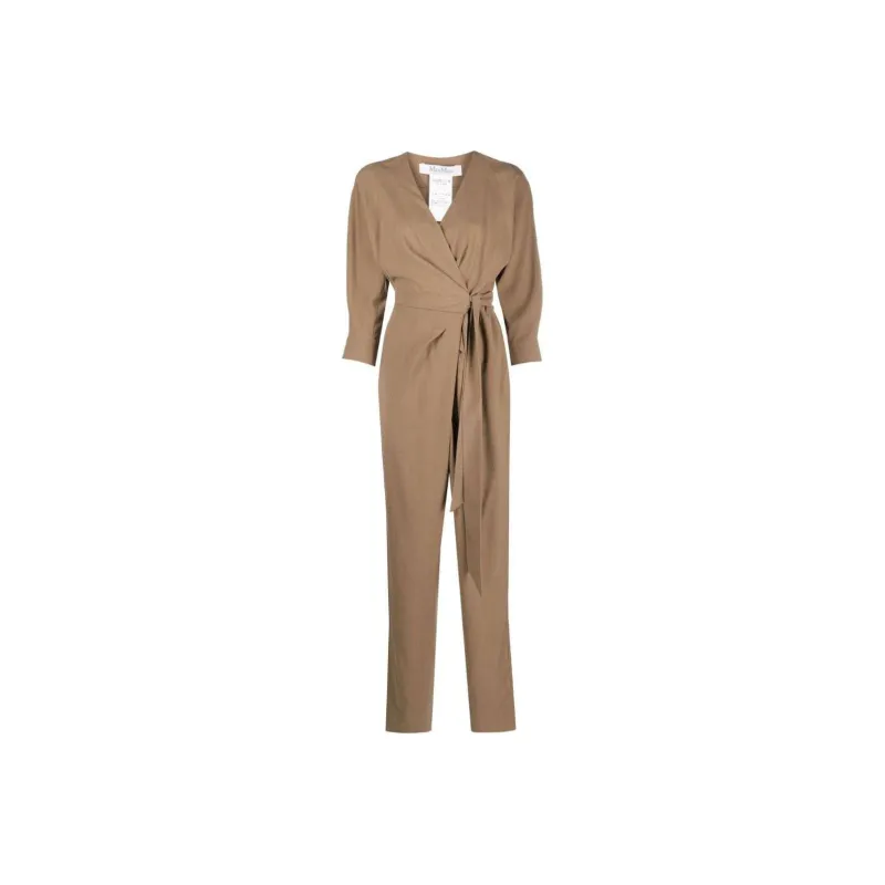 MaxMara Deep V Neck Jumpsuit-0
