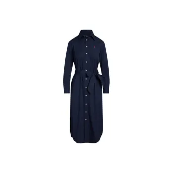Polo Ralph Lauren Belted Midi Shirt Dress