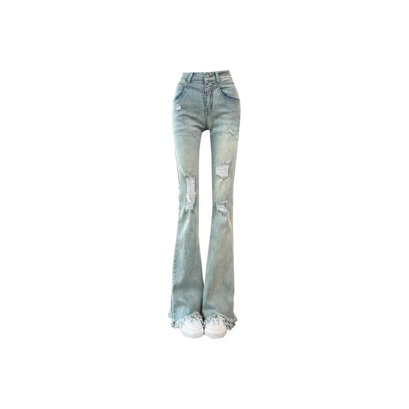 LESS BEARS Jeans Women's Light Blue-0