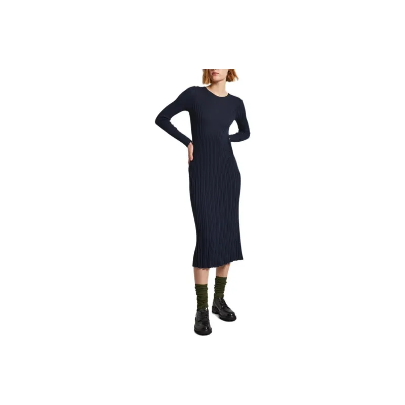 MaxMara Long-Sleeved Dresses Women's Night Blue-0