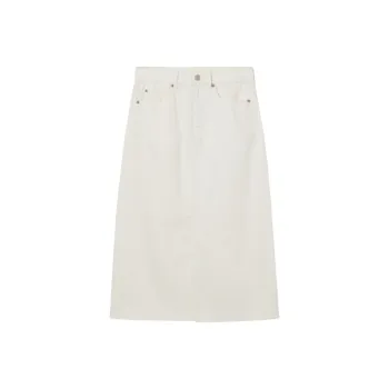 Levis Denim Long Skirts Women's White