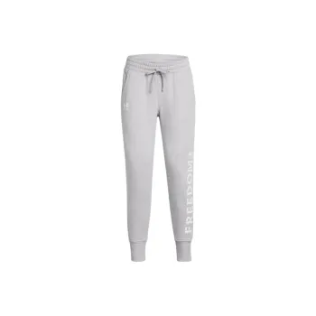Under Armour Freedom Fleece Joggers Knitted Sports Pants Women's Medium Gray