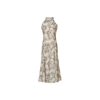 Duffy Fashion Sleeveless Dress Women's Light Tea Brown