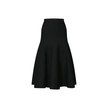 LOUIS VUITTON Godet Knit Skirt