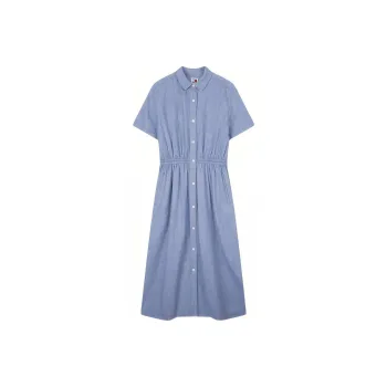 Tommy Hilfiger Short Sleeved Dresses Women's Denim Blue