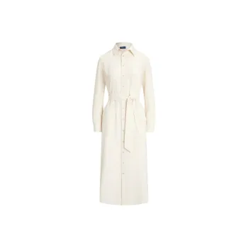 Polo Ralph Lauren Satin Shirt Midi Dress