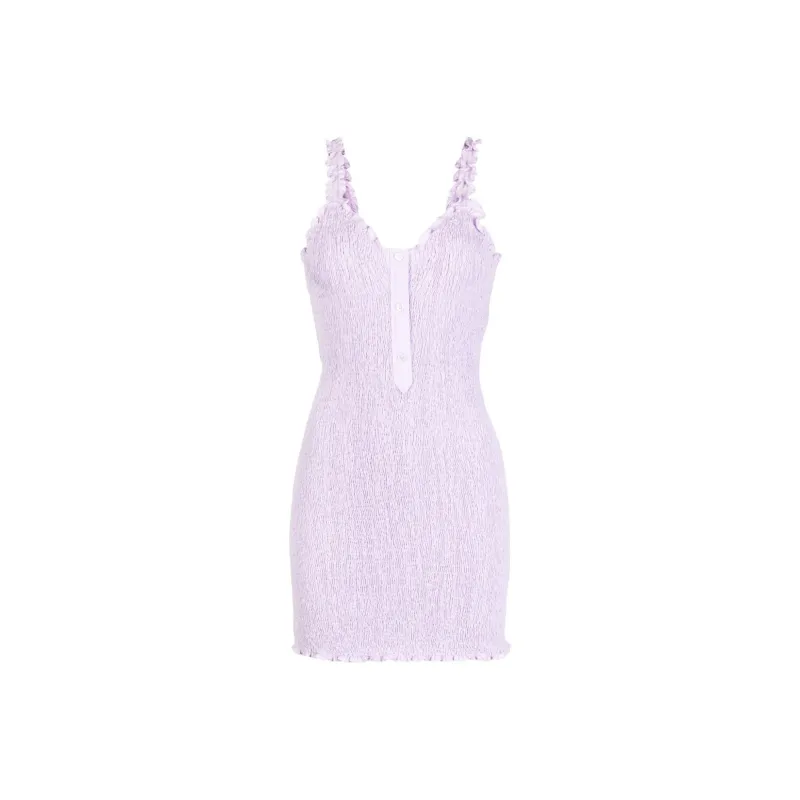 Alexander Wang Slip Dress Women's Light Purple-0