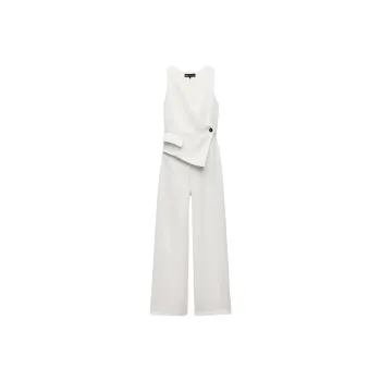 ZARA Jumpsuits Women's White
