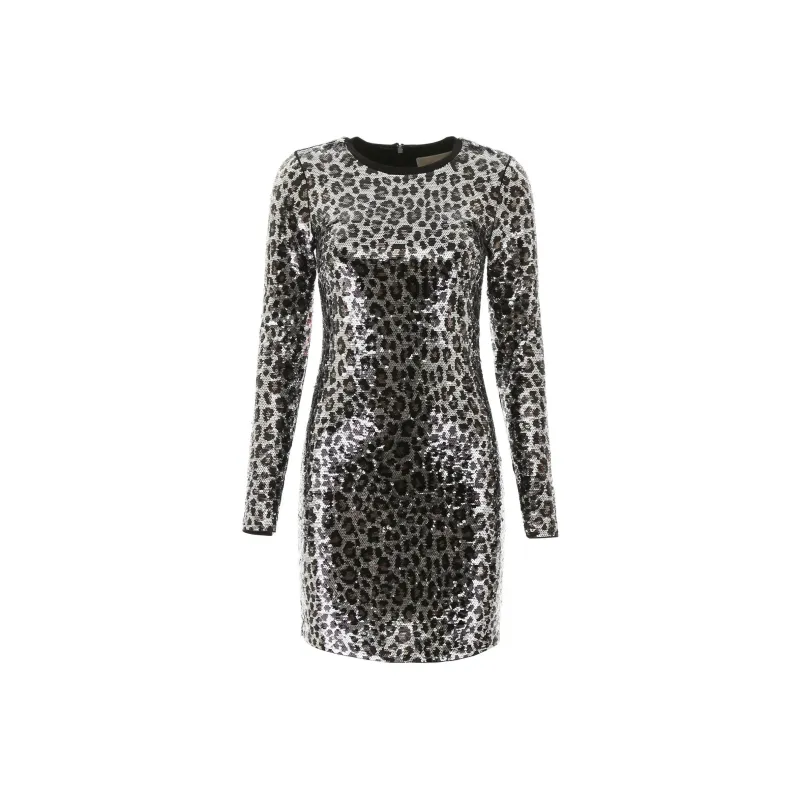 MICHAEL MICHAEL KORS Sequin Embroidered Dress-0