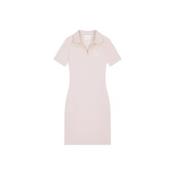 CALVIN KLEIN Short Sleeved Dresses Women's Pink