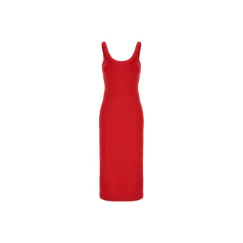 Alexander McQueen Sleeveless Dress Women's Red