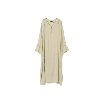 Beams Long Sleeved Dresses Women's Light Green