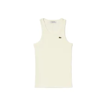 LACOSTE Tank Tops Women's White