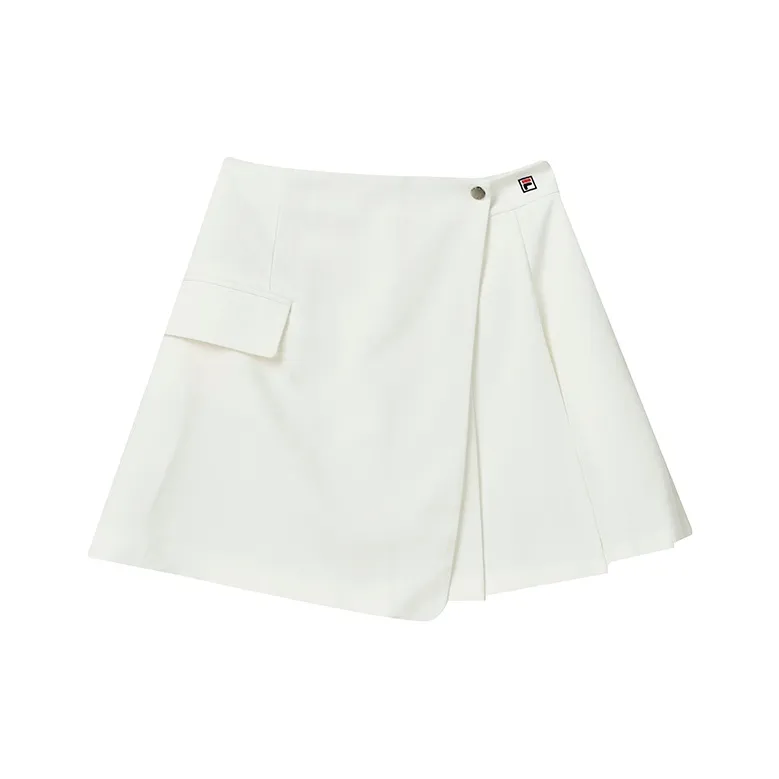FILA Casual Short Skirts Women's Cloud White-0
