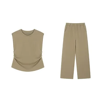 Mo Han Yi Mei Casual Suit Women's Light Green