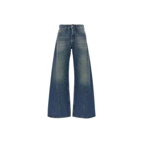 MM6 Maison Margiela Low Rise Wide Leg Jeans