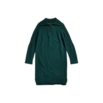G-STAR RAW Long-Sleeved Dresses Women's Labor Green