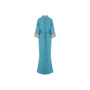 Valentino Long Sleeved Dress Women's Blue