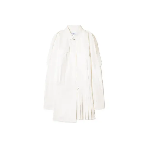 OFF WHITE Savana Long Sleeved Mini Dress