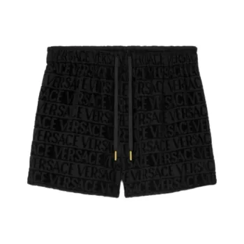 VERSACE Elasticated Drawstring Waistband Shorts