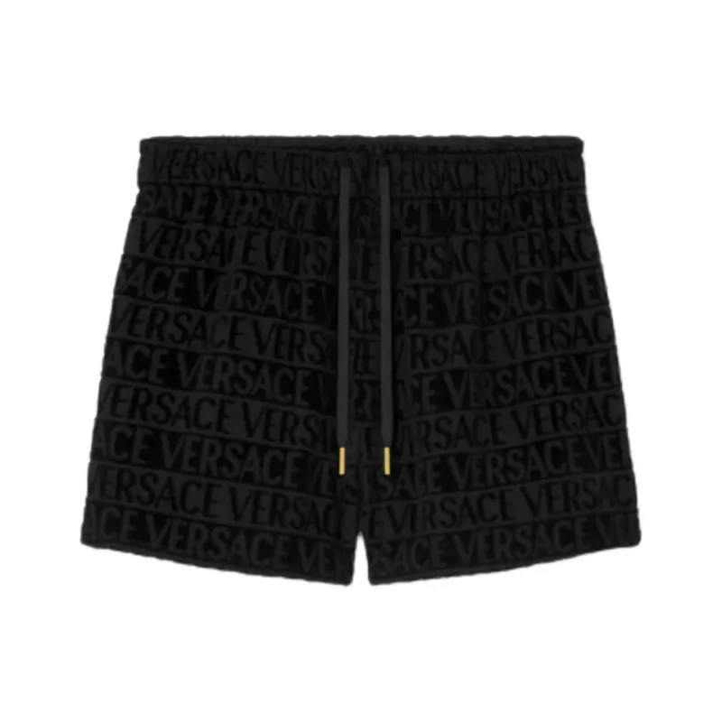 VERSACE Elasticated Drawstring Waistband Shorts-0