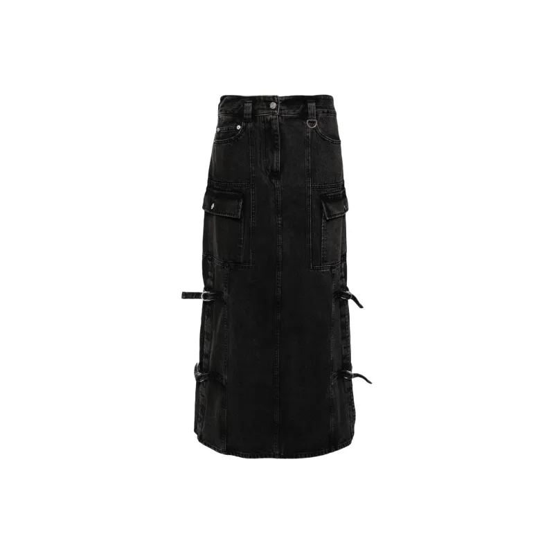 3.1 Phillip Lim Denim Cargo Skirt-0