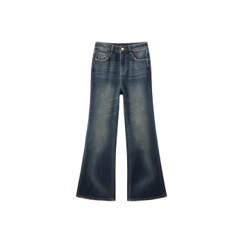 LEDIN Jeans Women's Dark Denim Blue