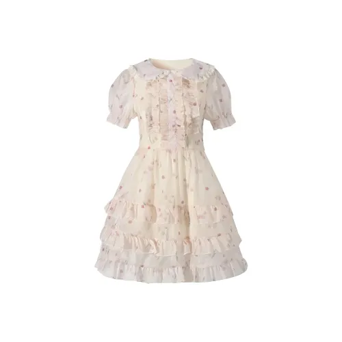 Local Gal Short Sleeved Dress Women's Pink Tulip