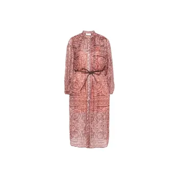Zimmermann Paisley Printed Puff Sleeved Dresses