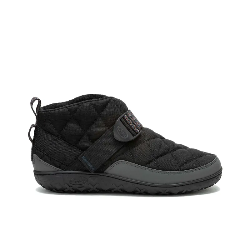 Chaco Thermal Coverage Mid Top Canvas Shoes Men's Black-1