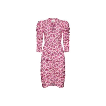 ISABEL MARANT Pattern Printed V-Neck Dress