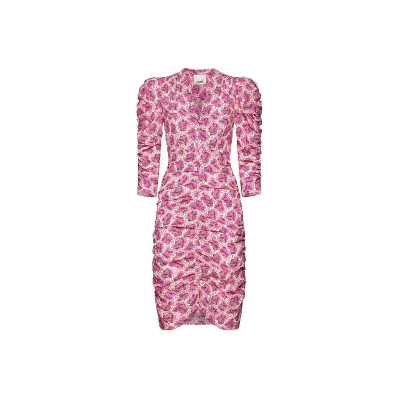ISABEL MARANT Pattern Printed V Neck Dress-0