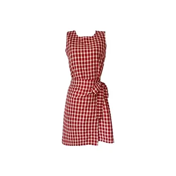 JOSR Sleeveless Dress Women's Plaid