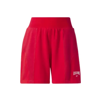 Reebok Classics Varsity High-Rise Rib Shorts Casual Shorts Women's Vector Red