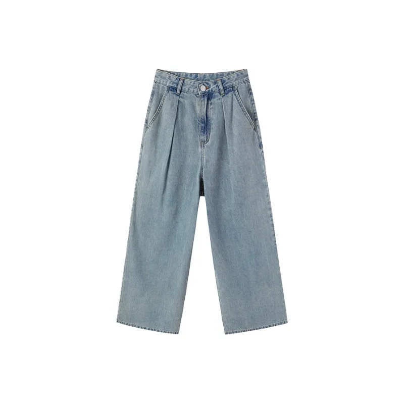 XIANGYING Jeans Women's Blue-0