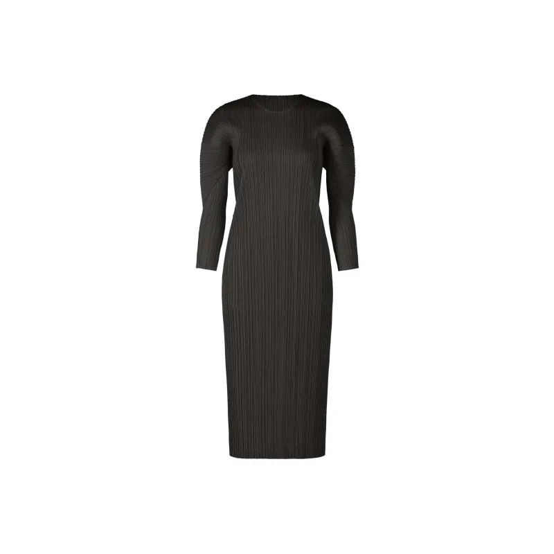 PLEATS PLEASE ISSEY MIYAKE FW24 Long-Sleeved Dresses Women's Black-0
